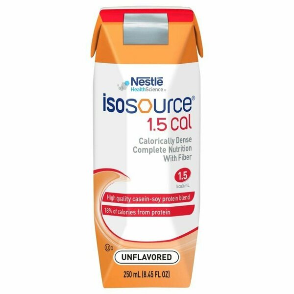 Isosource 1.5 Cal Tube Feeding Formula, 8.45oz Carton, 24PK 10043900181506